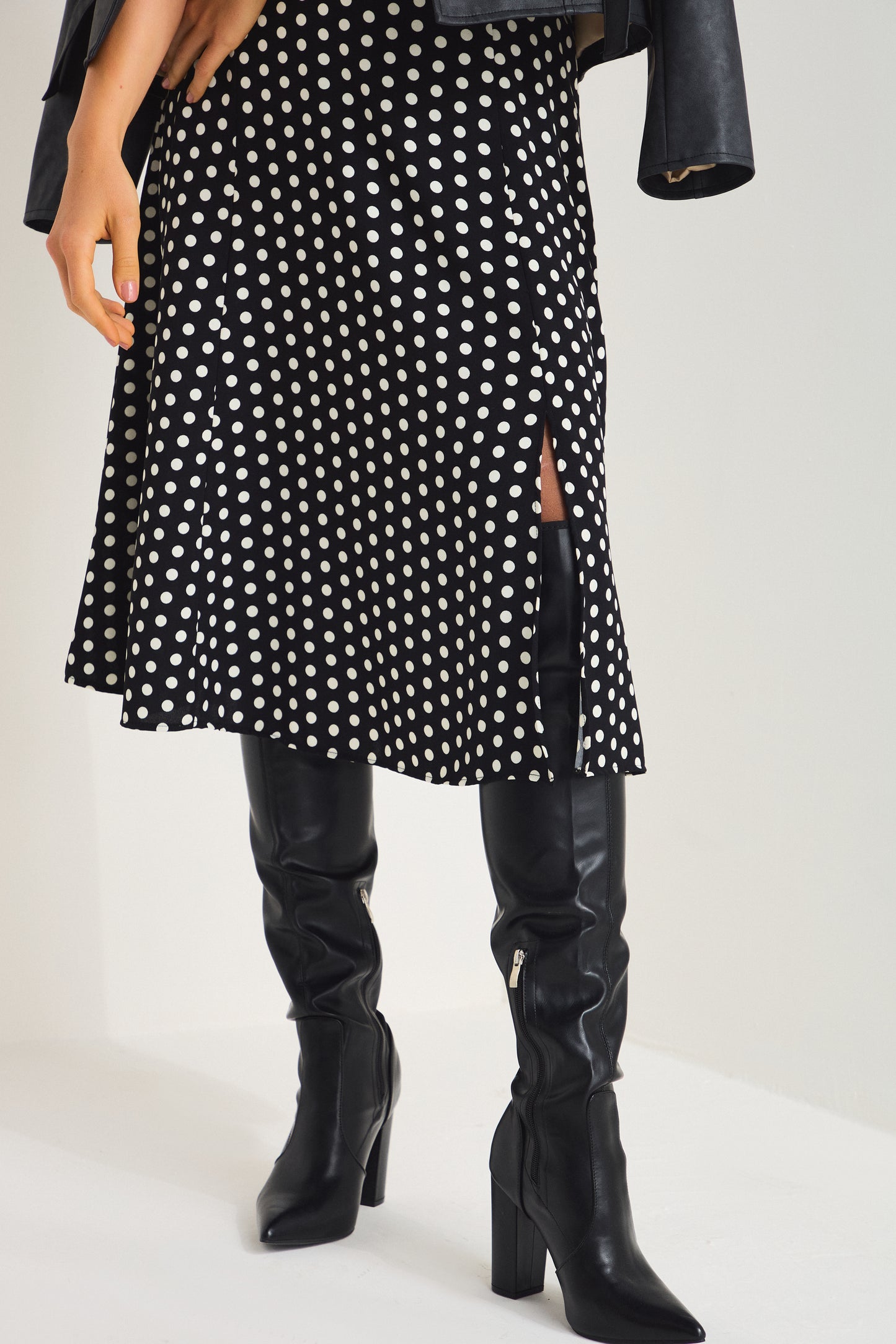 Saia Fit and flare Midi de Poá