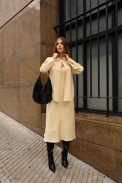 Vestido sleep dress em cetim